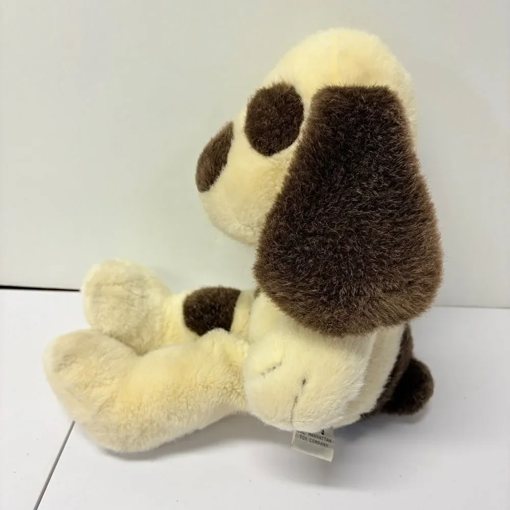 The Manhattan Toy Company Spotted Puppy Dog Plush Stuffed Animal Vintage